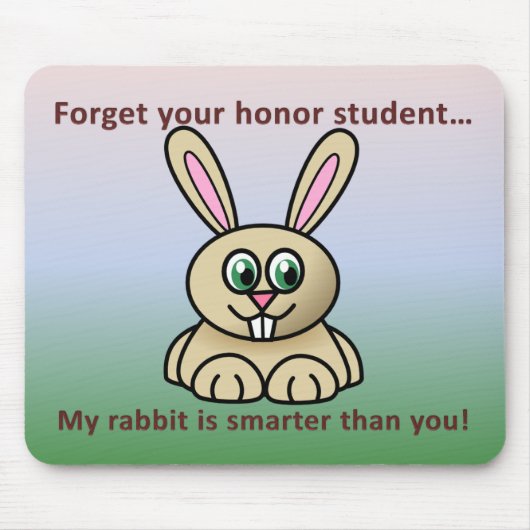 Smarter Rabbit Mousepad 2 Muismat (Voorkant)