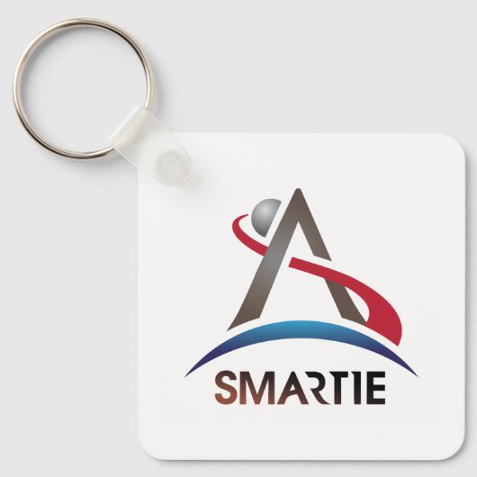 Smartie Logo Artemis Kunst Sleutelhanger (Voorkant)