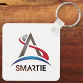 Smartie Logo Artemis Kunst Sleutelhanger (Achterkant)