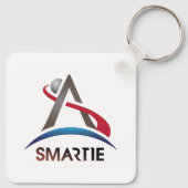Smartie Logo Artemis Kunst Sleutelhanger (Achterkant)