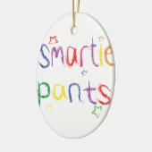 Smartie Pants leuke felicitaties Keramisch Ornament (Links)