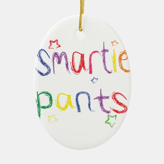 Smartie Pants leuke felicitaties Keramisch Ornament (Voorkant)