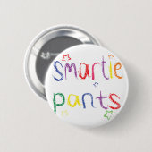 Smartie Pants leuke felicitaties Ronde Button 5,7 Cm (Voorkant /achterkant)
