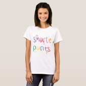 Smartie Pants leuke felicitaties T-shirt (Voorkant volledig)