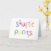 Smartie Pants plezier gefeliciteerd Kaart (Gele Bloem)