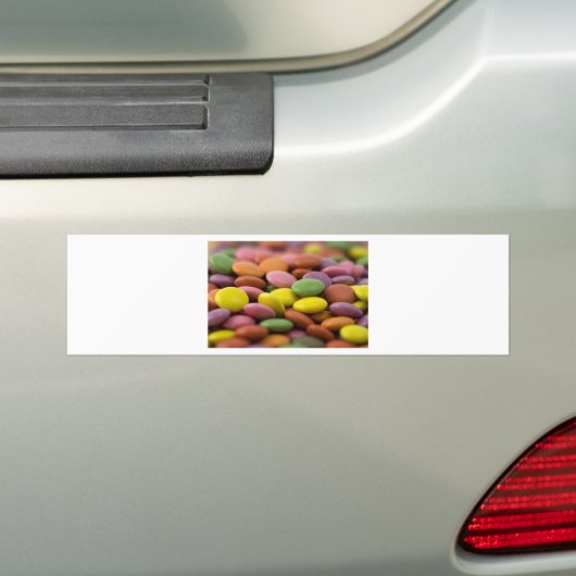 Smarties Bumpersticker (Op auto)