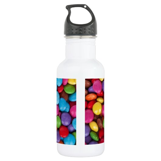 Smarties Multicolored Sweets Waterfles (Achterkant)