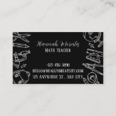 SmartMath Tutoring Services Visitekaartje (Voorkant)