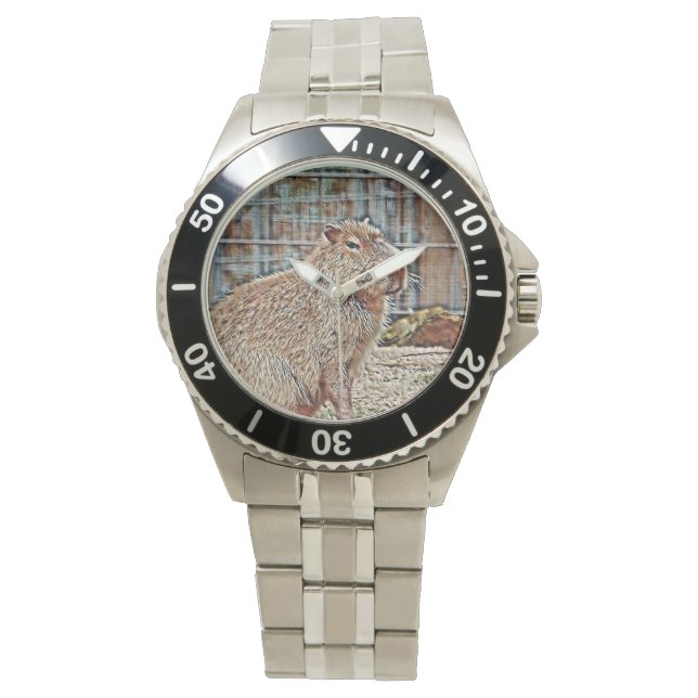 SmartMix Animal - Capybara Horloge (Voorkant)