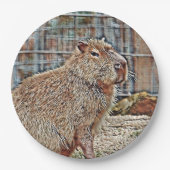 SmartMix Animal - Capybara Papieren Bordje (Voorkant)