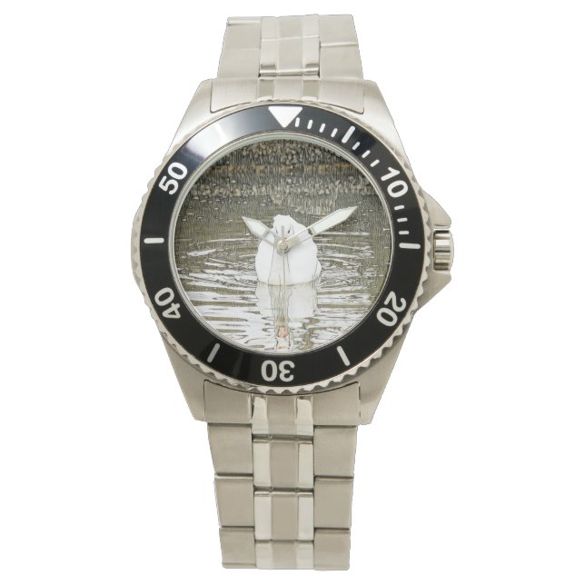 SmartMix Animal - Swan Horloge (Voorkant)