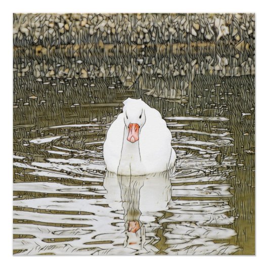 SmartMix Animal - Swan Perfect Poster (Voorkant)