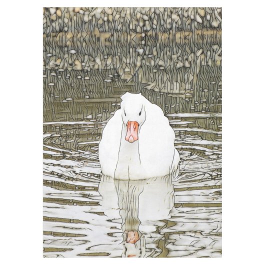 SmartMix Animal - Swan Tafelkleed (Voorkant)