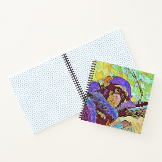 smartmix dier - chimpansee 3 notitieboek (Binnen)
