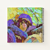 smartmix dier - chimpansee 3 notitieboek (Achterkant)