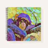 smartmix dier - chimpansee 3 notitieboek (Voorkant)