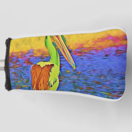 smartmix van dier - pelicaan golfheadcover (Voorkant)
