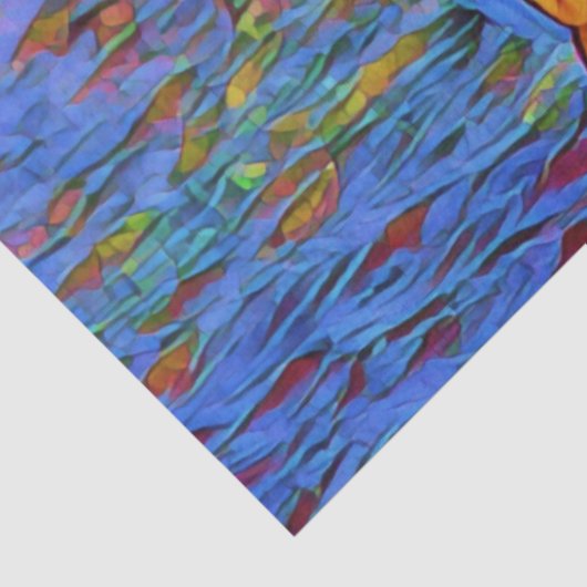 smartmix van dier - pelicaan tissuepapier (Detail)