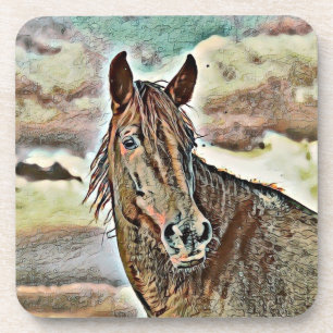 smartmix van dierlijk paard 2 bier onderzetter