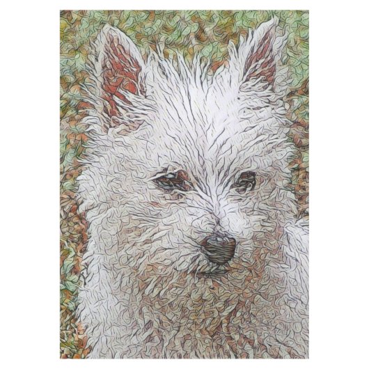 smartmix van dierlijke puppy tafelkleed (Voorkant)