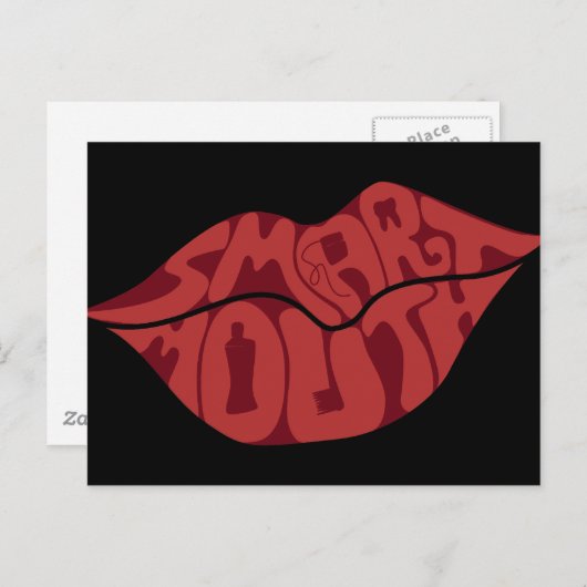 Smartmouth Briefkaart (Voorkant / Achterkant)