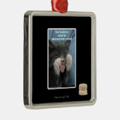 Smartmouth cat metalen ornament (Rechts)