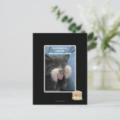 Smartmouth kat briefkaart (Staand voorkant)