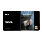 Smartmouth kat etiket (Voorkant)