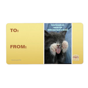 Smartmouth kat etiket