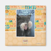 Smartmouth kat magneet (Voorkant)