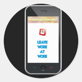 Smartphone advies ronde sticker