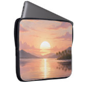 Smartphone case with sunset illustration (Voorkant Rechts)