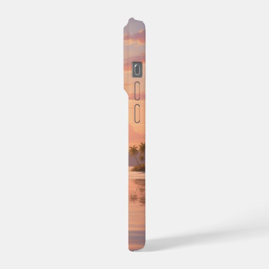 Smartphone case with sunset illustration iPhone hoesje (Linkerkant)