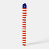 Smartphone case with USA flag iPhone Hoesje (Rechterkant)