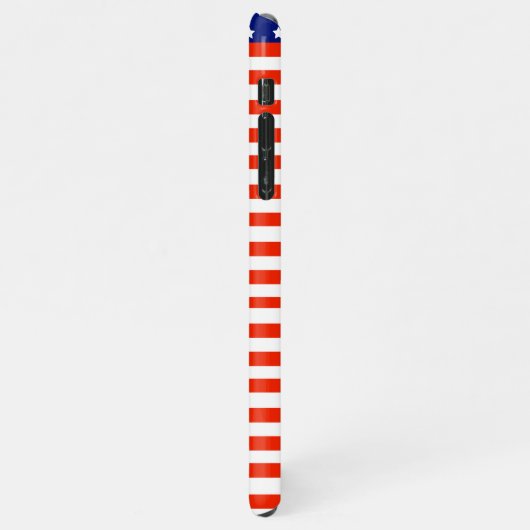 Smartphone case with USA flag iPhone Hoesje (Linkerkant)