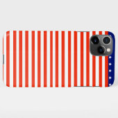 Smartphone case with USA flag iPhone Hoesje (Achterkant horizontaal)
