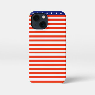 Smartphone case with USA flag iPhone 13 Mini Hoesje