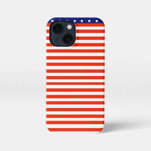 Smartphone case with USA flag iPhone Hoesje (Achterkant)