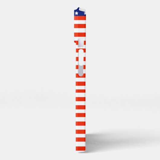 Smartphone case with USA flag iPhone Hoesje (Linkerkant)