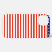 Smartphone case with USA flag iPhone Hoesje (Achterkant horizontaal)
