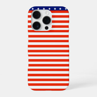 Smartphone case with USA flag iPhone 16 Pro Hoesje