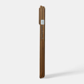 Smartphone case with wooden texture iPhone 15 case (Linkerkant)