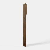 Smartphone case with wooden texture iPhone 15 case (Rechterkant)