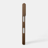 Smartphone case with wooden texture iPhone 16 hoesje (Rechterkant)