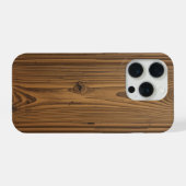 Smartphone case with wooden texture iPhone hoesje (Achterkant horizontaal)