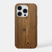 Smartphone case with wooden texture iPhone hoesje (Achterkant)