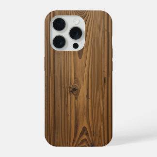 Smartphone case with wooden texture iPhone 15 pro case