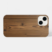 Smartphone case with wooden texture iPhone hoesje (Achterkant horizontaal)