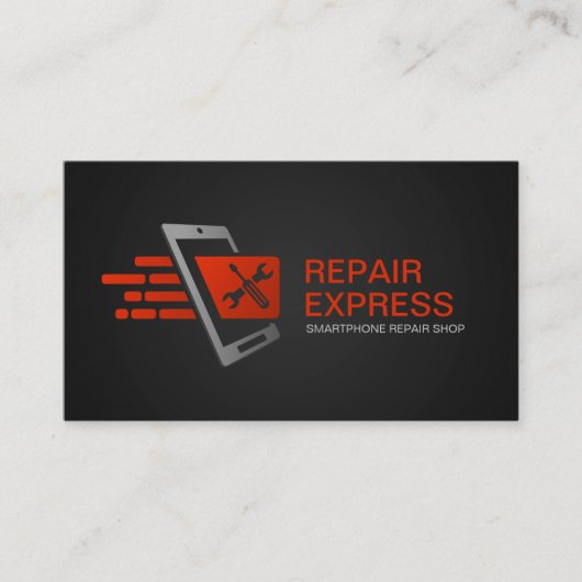Smartphone Express Reparatie Visitekaartje (Voorkant)