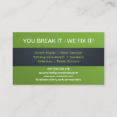 Smartphone Express Reparatie Visitekaartje (Achterkant)